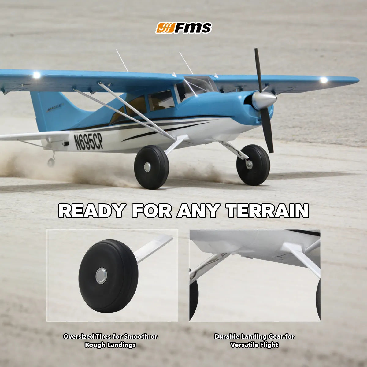 FMS 1500mm Maule with Floats PNP