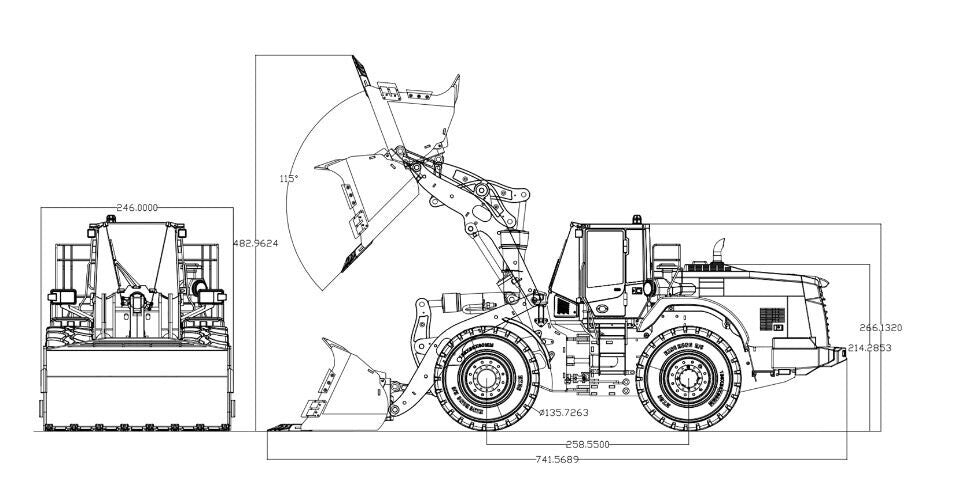 MT 1/14 WA480 Hydraulic Wheel Loader-RTR