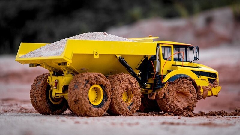 JD 1/14 E450C Articulated 6x6 Dump Truck-RTR