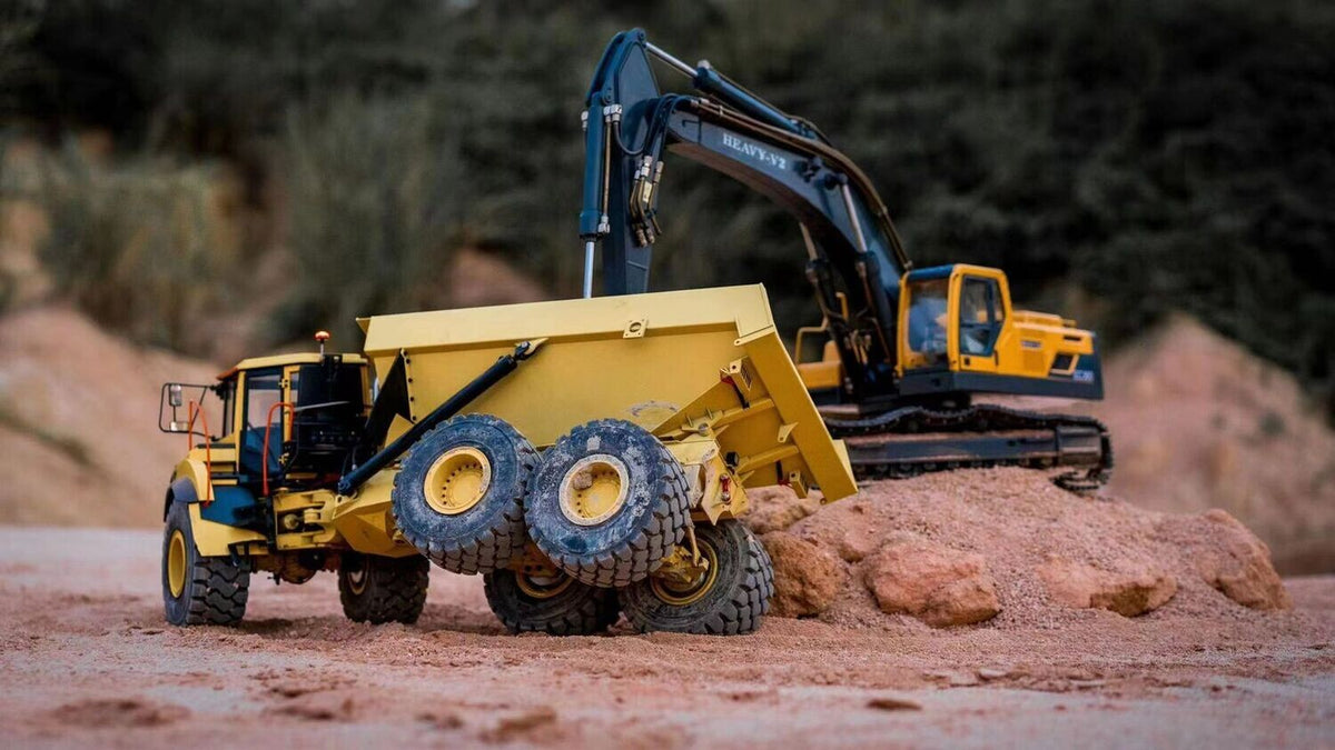 JD 1/14 E450C Articulated 6x6 Dump Truck-RTR