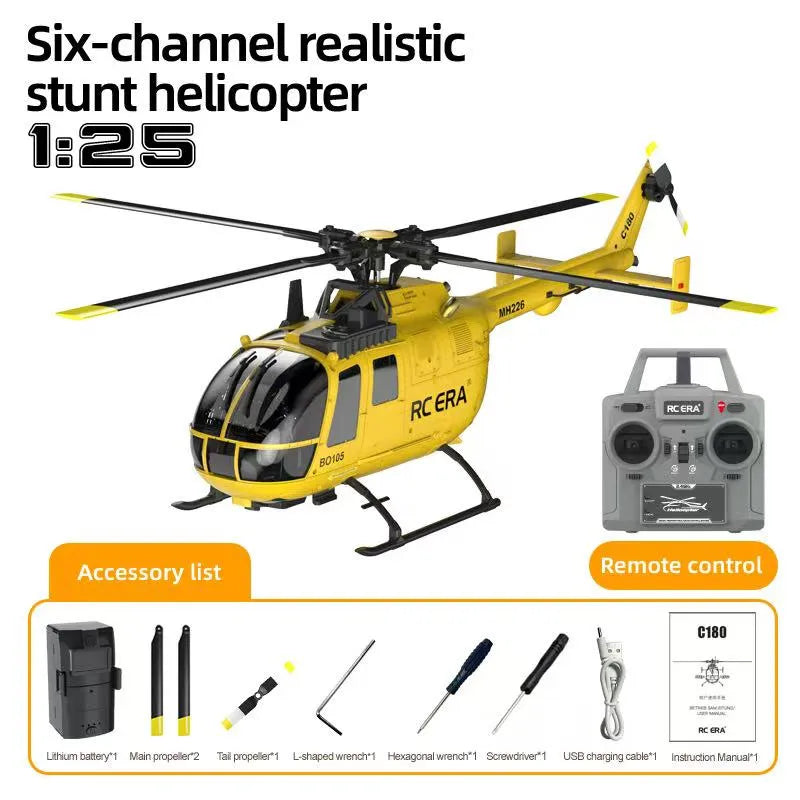 RC ERA C180 Brushless BO105 Auto Stabilised RC Helicopter - RTF