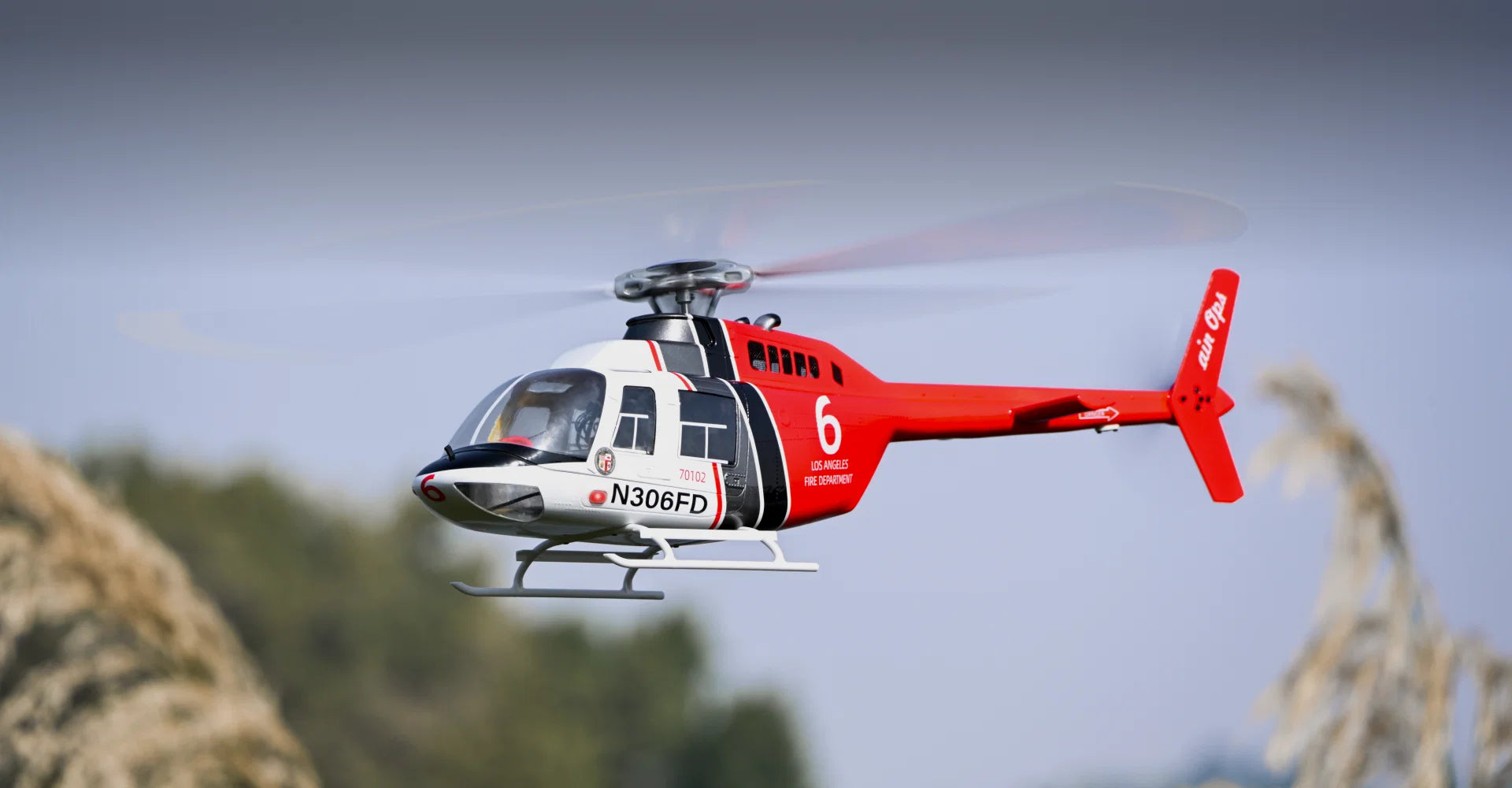Flywing Bell-206 470L GPS Scale Helicopter (RTF)