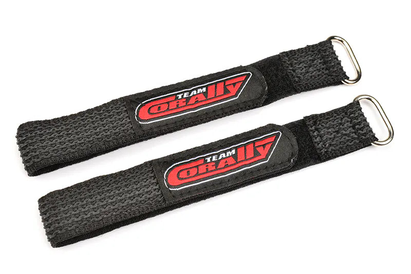 Team Corally Pro Battery Straps -  250x20mm