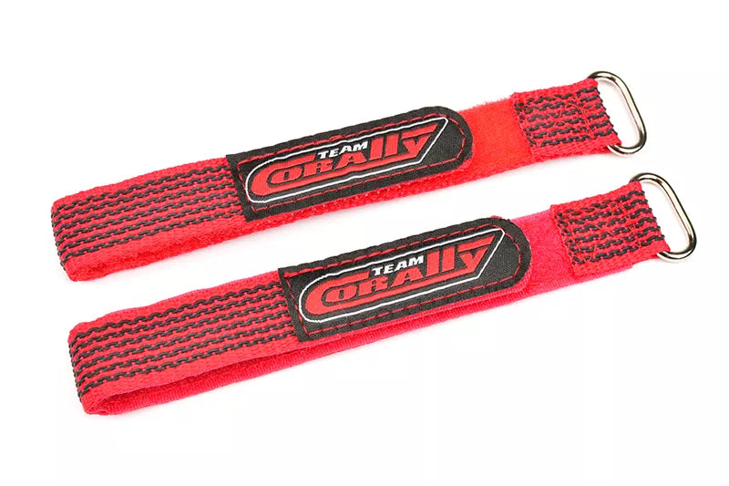 Team Corally Pro Battery Straps -  250x20mm