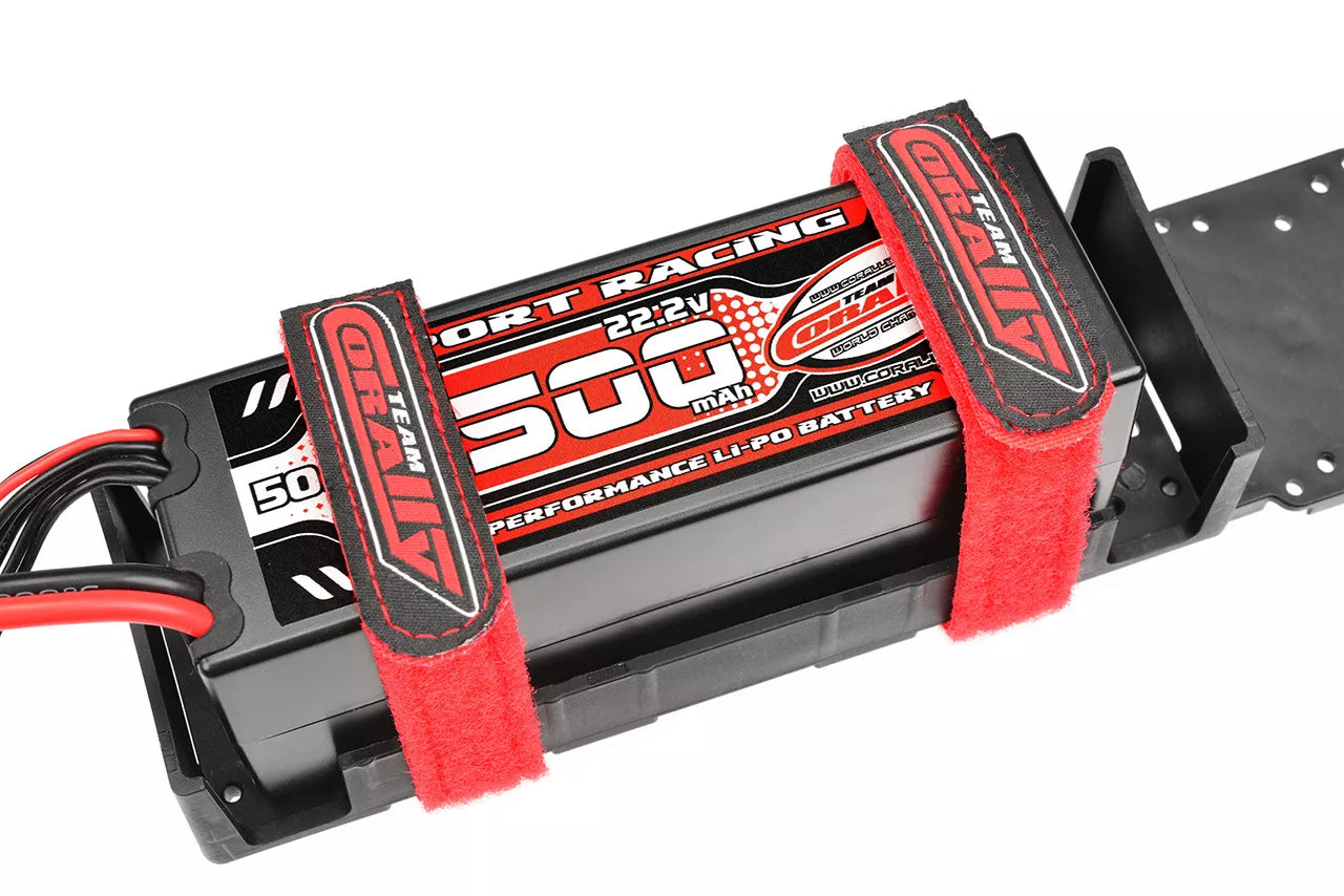 Team Corally Pro Battery Straps -  250x20mm