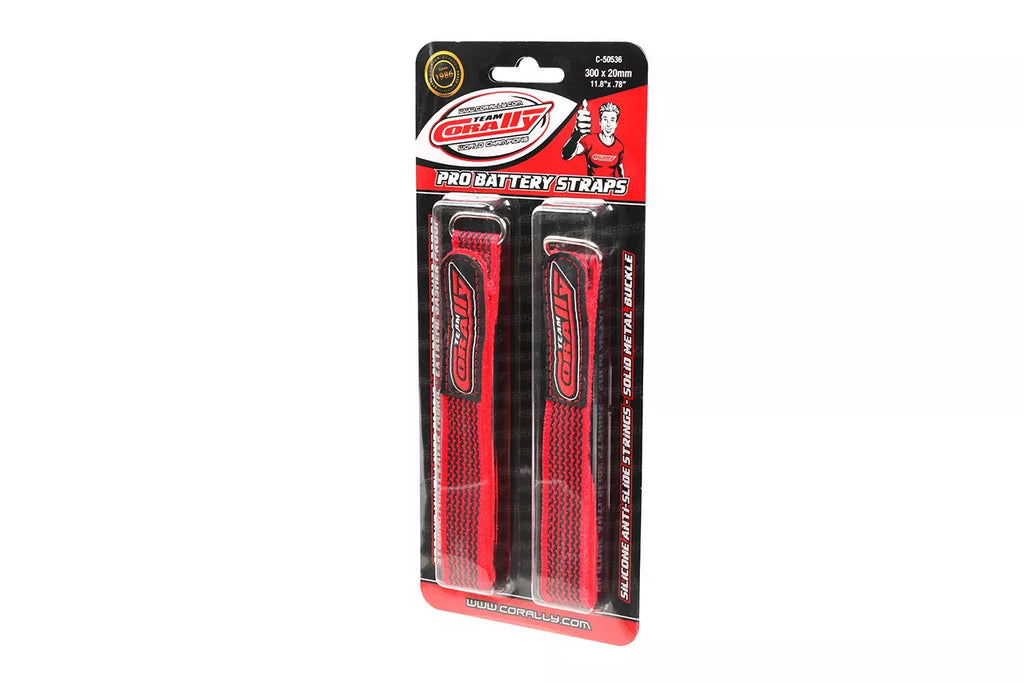 Team Corally - Pro Battery Straps - 300x20mm