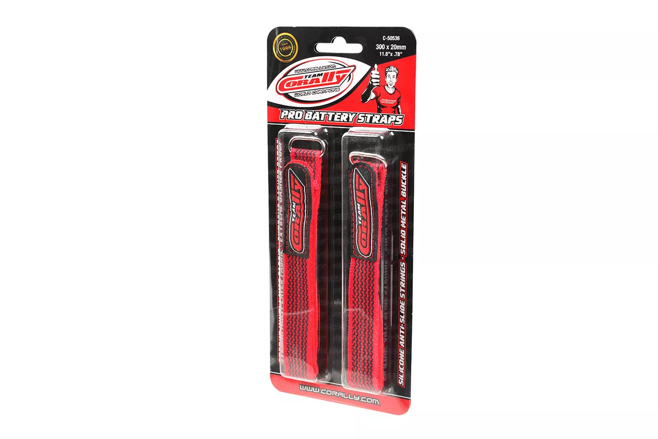 Team Corally - Pro Battery Straps - 300x20mm