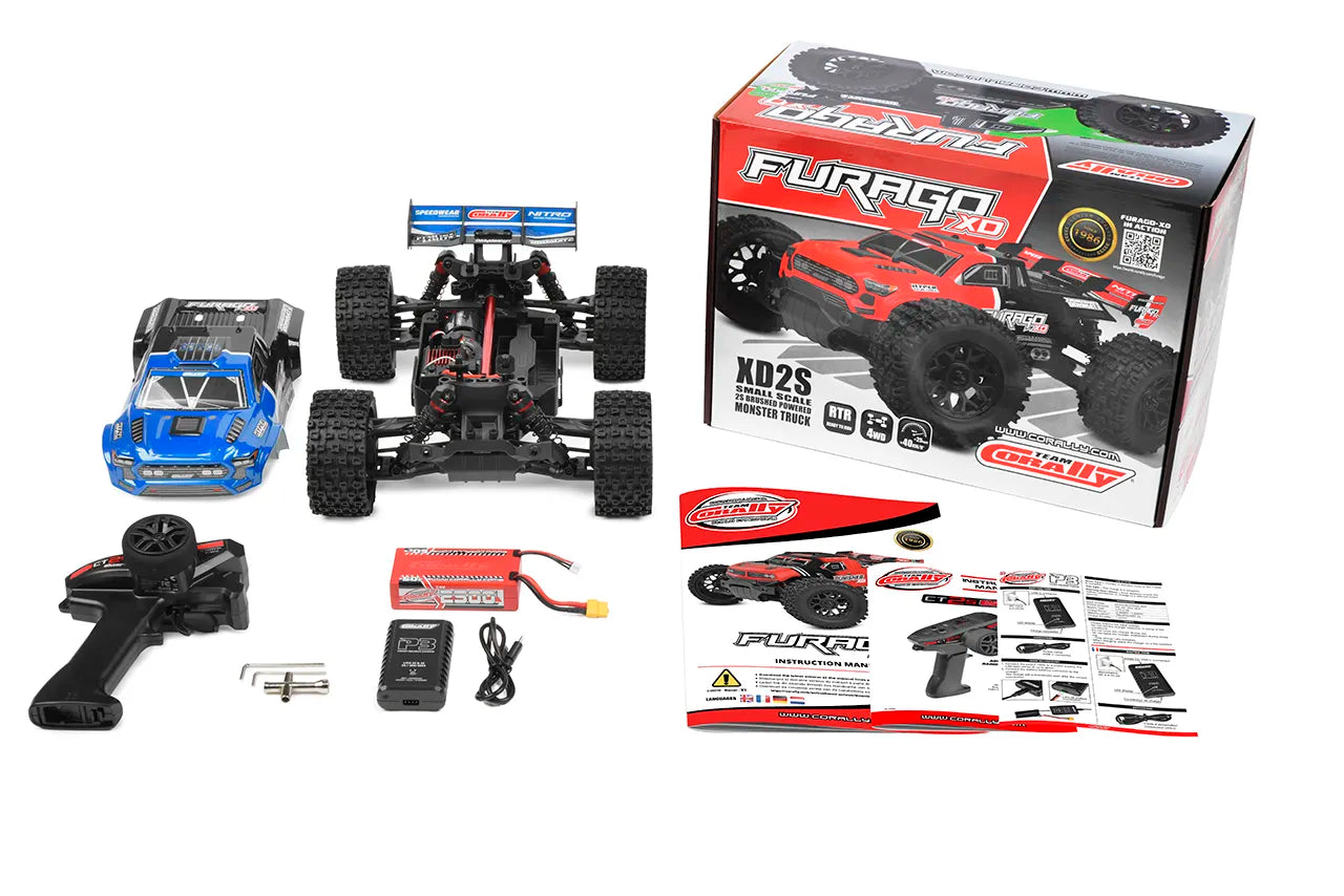 Team Corally FURAGO XD RTR Brushed 2S (Battery and Charger included)