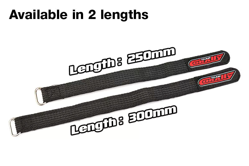 Team Corally - Pro Battery Straps - 300x20mm