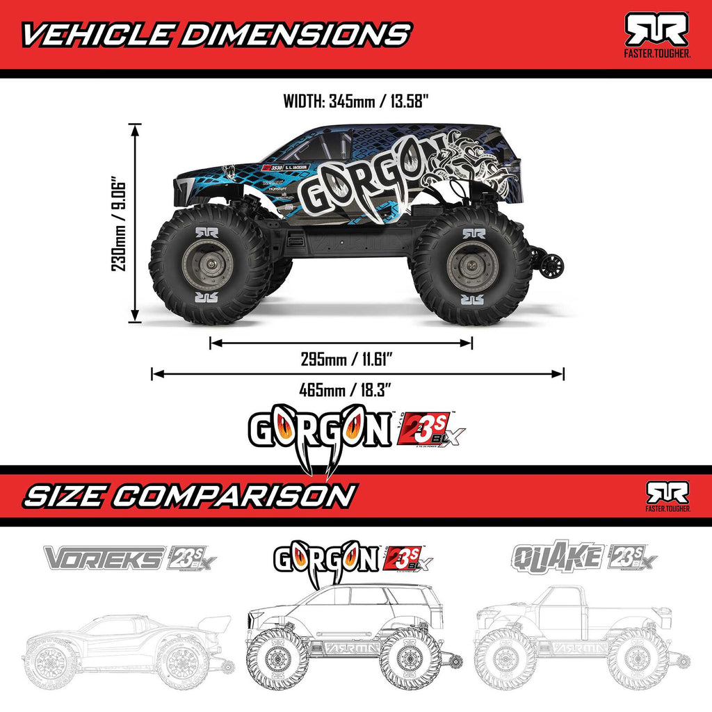 ARRMA 1/10 GORGON 223S