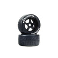 dBoots Hoons 53/107 2.9 17mm Hex Silver Compound (Hard) Mounted Tyres (2)
