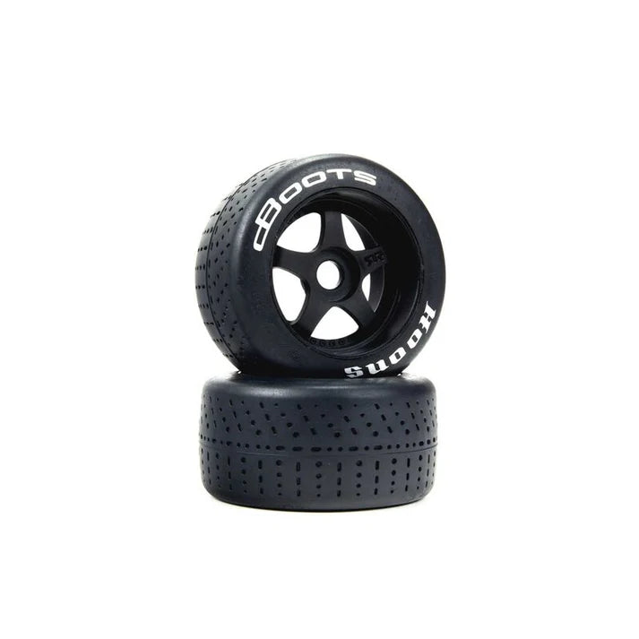 dBoots Hoons 53/107 2.9 17mm Hex Silver Compound (Hard) Mounted Tyres (2)