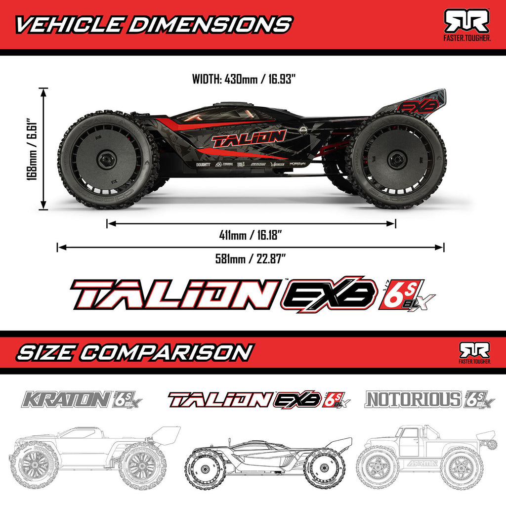 ARRMA 1/7 TALION 6S EXB