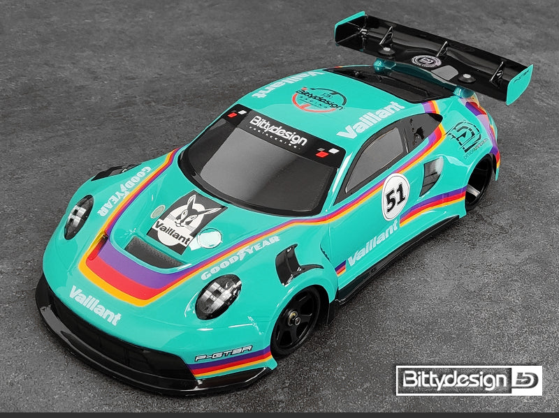Bittydesign P-GT3R Pre-Painted 1/7 Supercar Body (Arrma Infraction/Limitless)