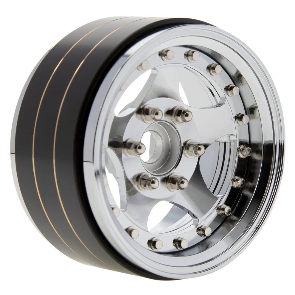 MEUS Racing Brass Aluminum 1.9″ Beadlock Rims (4)