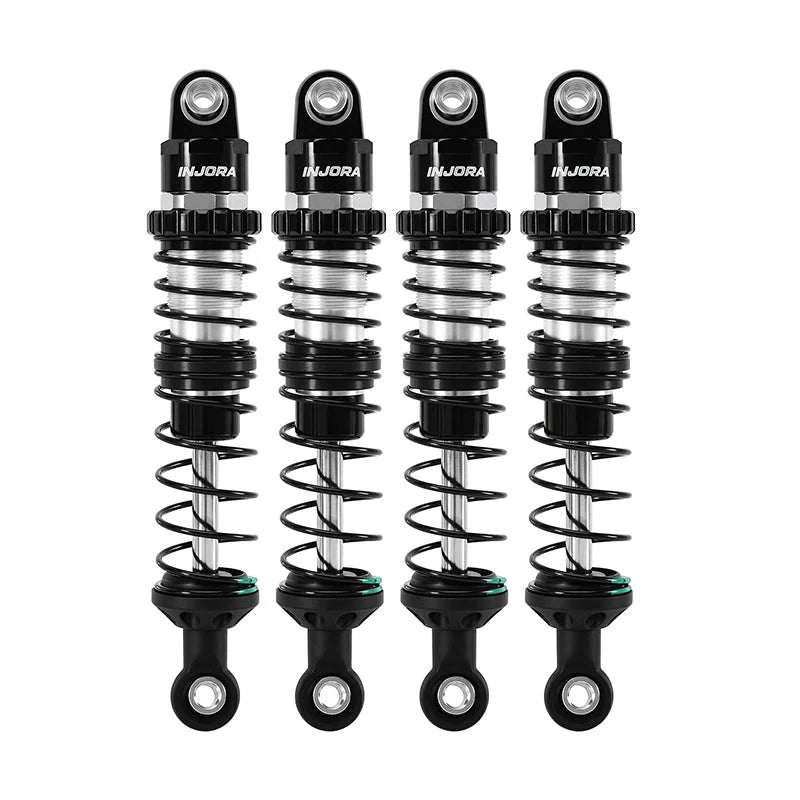 INJORA DRX Dual-Rate Spring Oil Shocks for 1/10 RC Crawlers 90mm