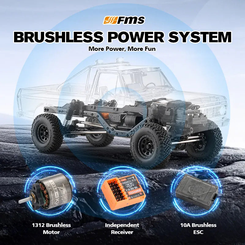 FMS 1:18 FCX18 II Ford F-100 RTR Brushless