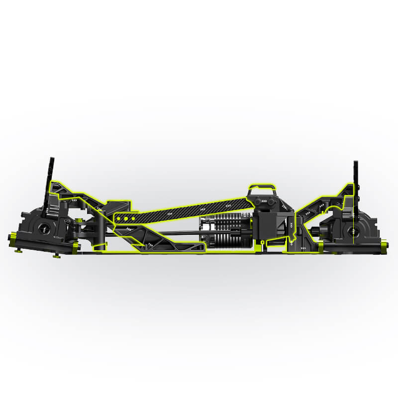 Rlaarlo Omni-Terminator Carbon Fiber MINI 1:10 RTR Brushless Monster Truck