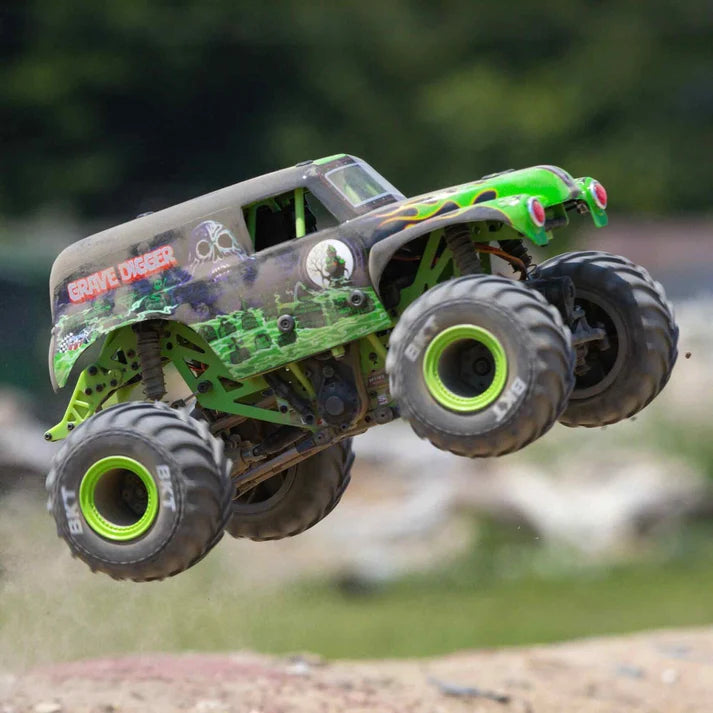 Losi 1/18 Mini LMT 2S (Battery & Charger Included) - Grave Digger