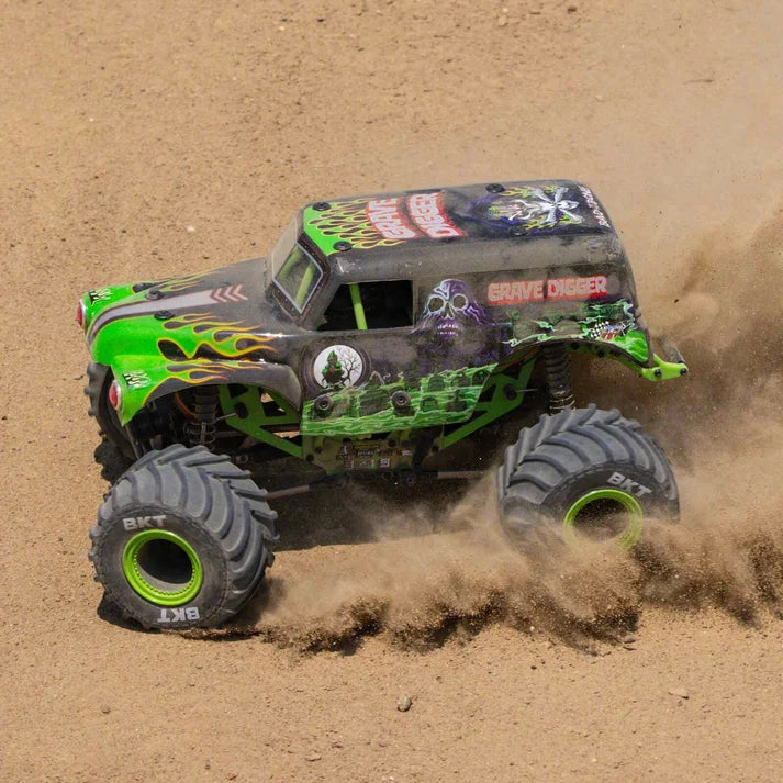 Losi 1/18 Mini LMT 2S (Battery & Charger Included) - Grave Digger
