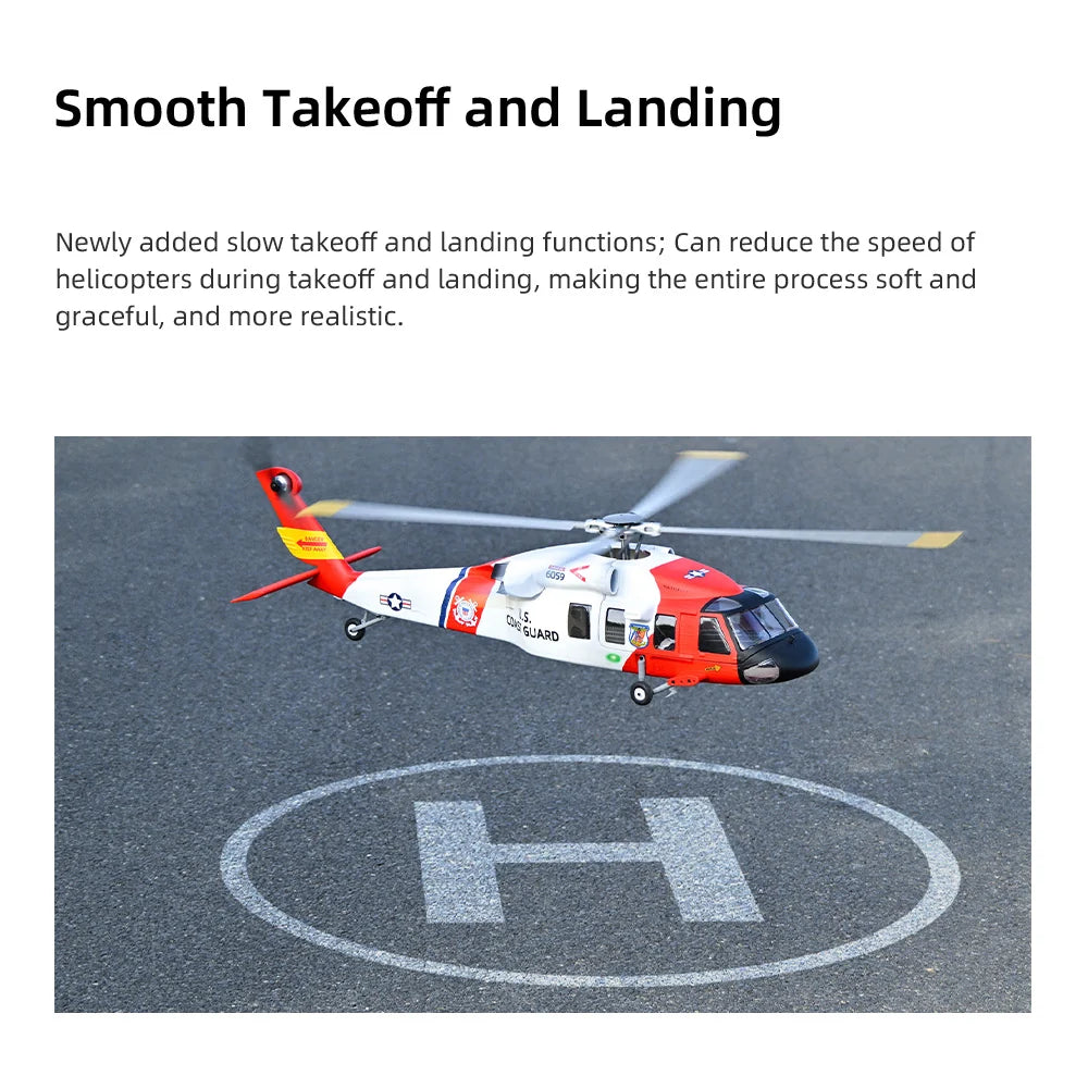 FLYWING MH-60T Jayhawk UH-60 470L 4-Blade ACE GPS/ATT RC Scale Helicopter (RTF)