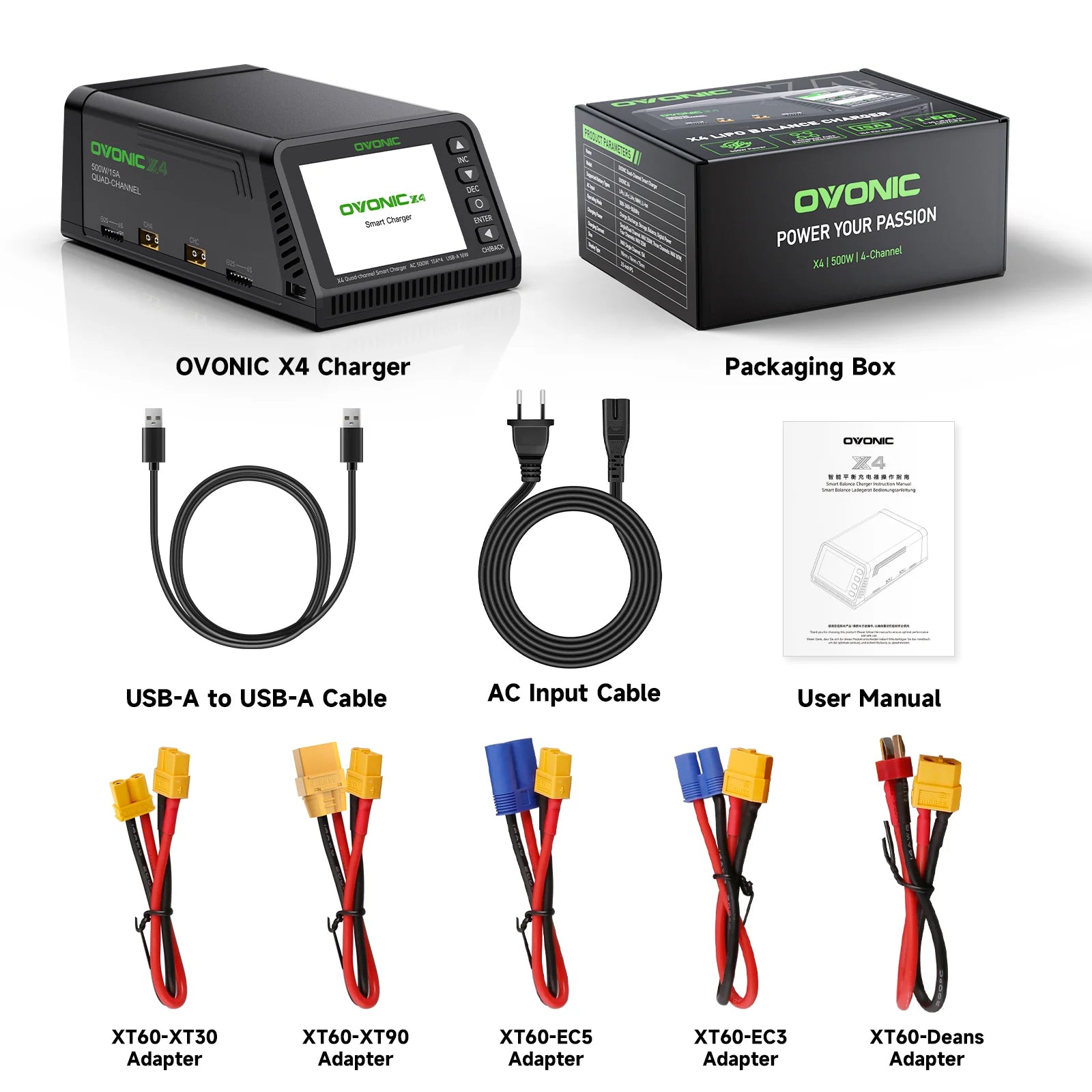 Ovonic X4 4-Channel Smart Balance Charger