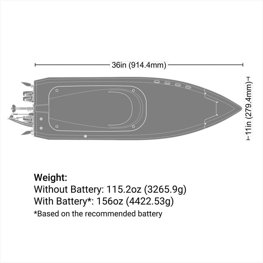 Pro Boat Sonicwake 36 Inch V3