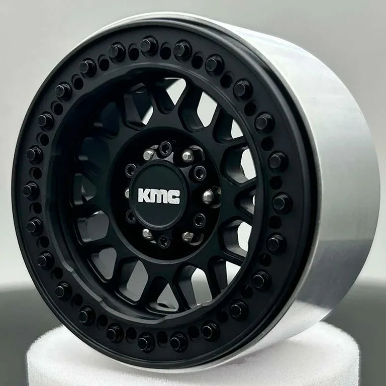 KMC 2.2" Beadlock CNC Rims (Black) (4)