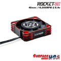 Rocket-RC Red 40mm V2 Aluminum Cooling Fan 16,000RPM