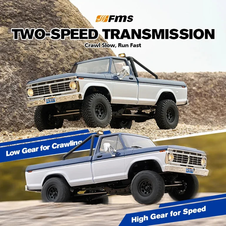 FMS 1:18 FCX18 II Ford F-100 RTR Brushed