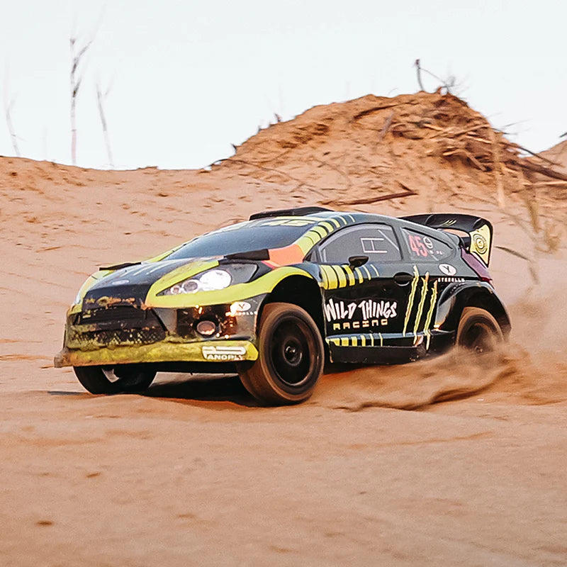 Rlaarlo 1/10 XTS-F10 RTR 4WD Carbon Fiber Brushless RC Rally Car