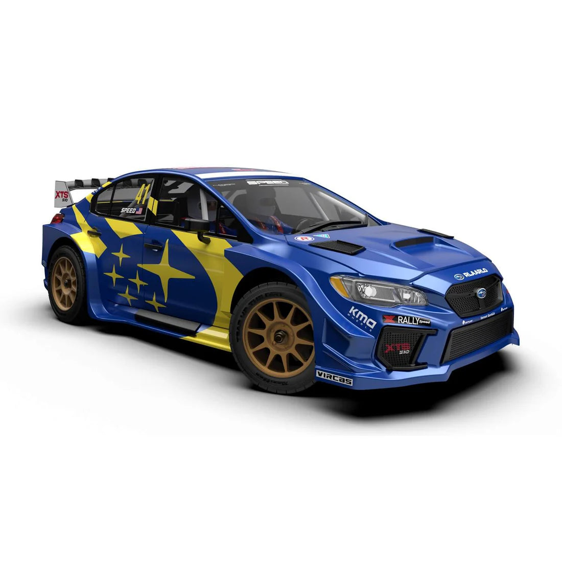 Rlaarlo 1/10 XTS-S10 Carbon Fiber Brushless RTR Rally Car