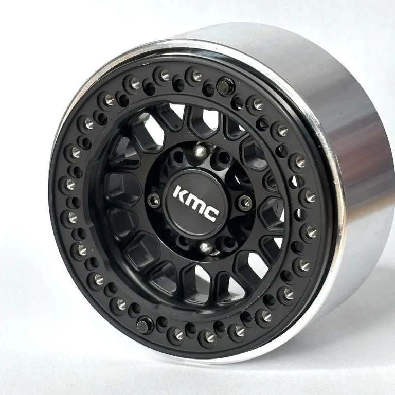 KMC 2.2" Beadlock CNC Rims (Black) (4)