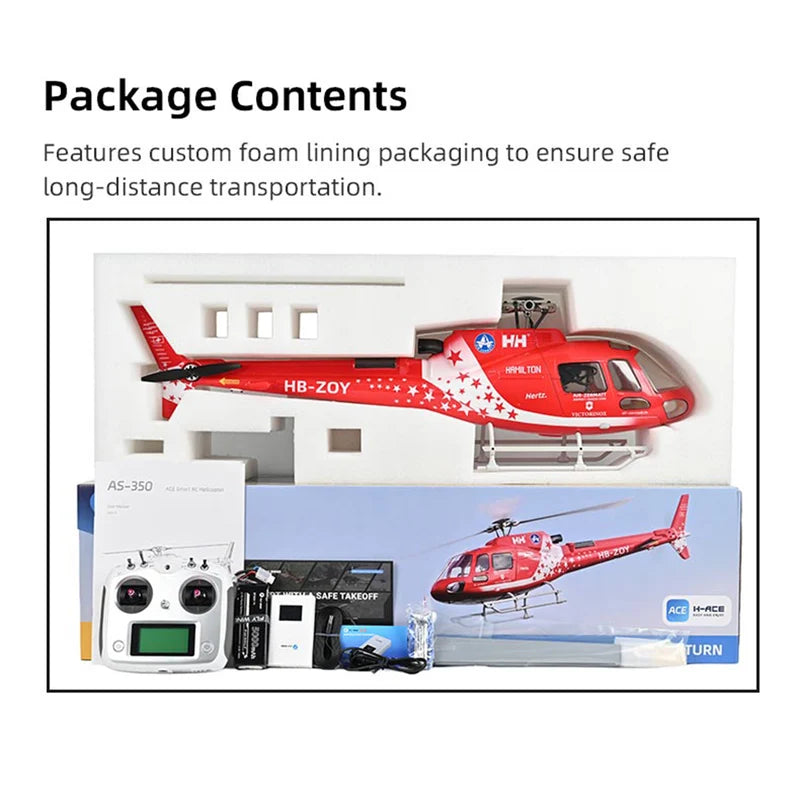 FLYWING AS350 470L 4-Blade ACE GPS/ATT RC Scale Helicopter (RTF)